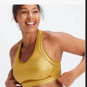 Fabletics Belle Iridescent Adjustable High Impact Sports Bra Size Medium